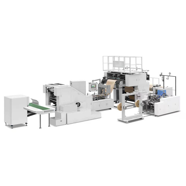 Automatic square bottom paper bag machine