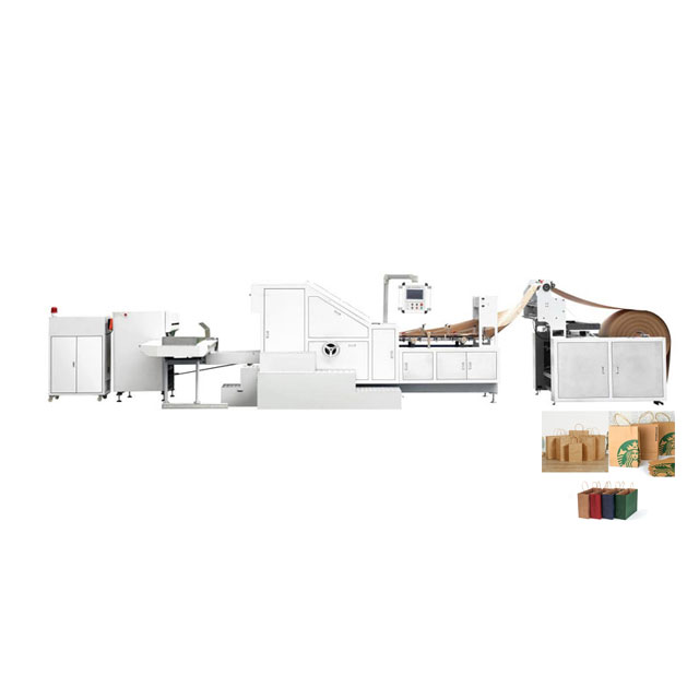 Semi automatic square bottom paper bag machine